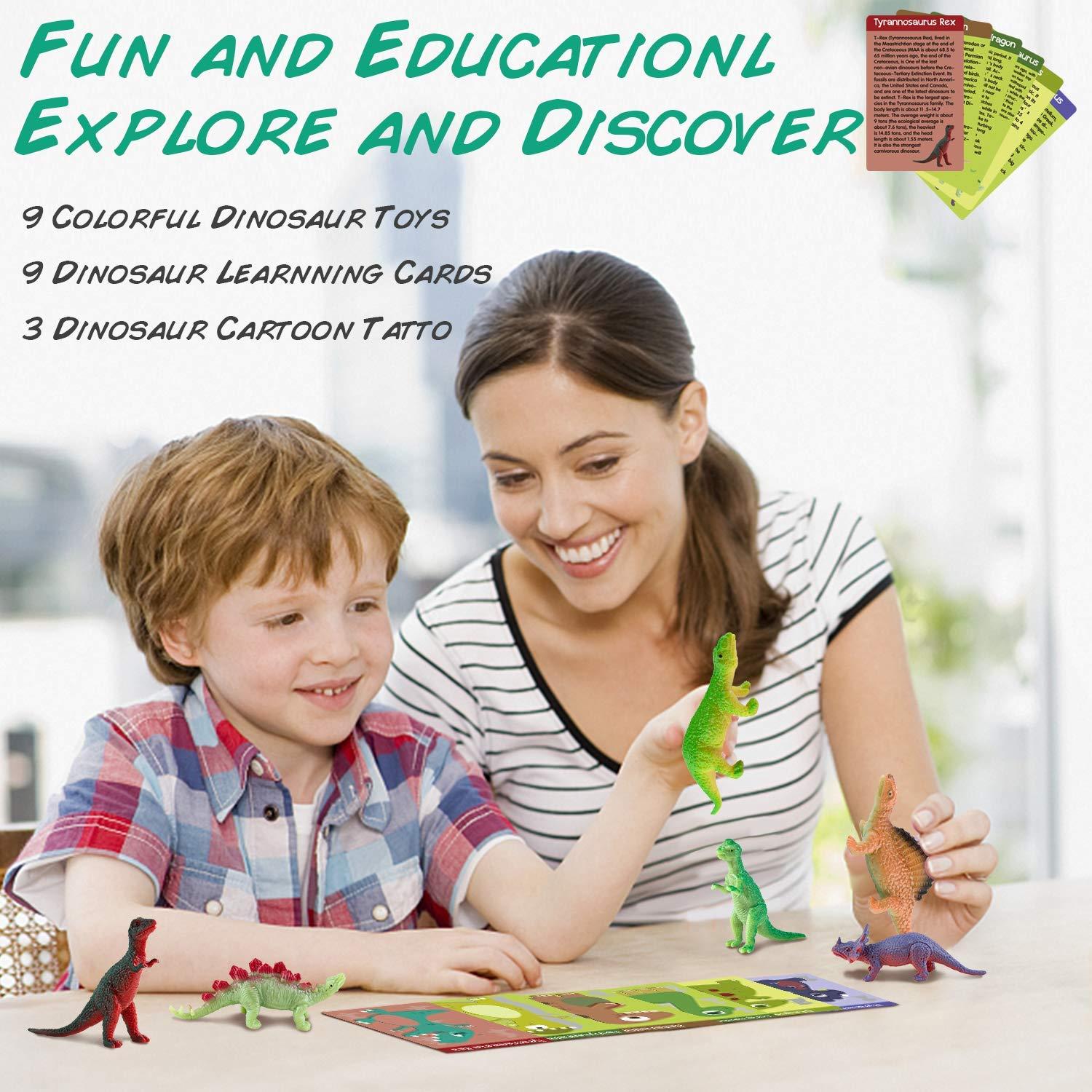 STARYAR Bath Bombs for Kids with Surprise Toys Inside - 9 Pack Organic Dinosaur Bath Bombs Easter Eggs Gifts, Bubble Bath Fizzers, Dinosaur Toys for Kids 3 4 5 6 7 8 9 Years, Boys Easter Basket Stuffers