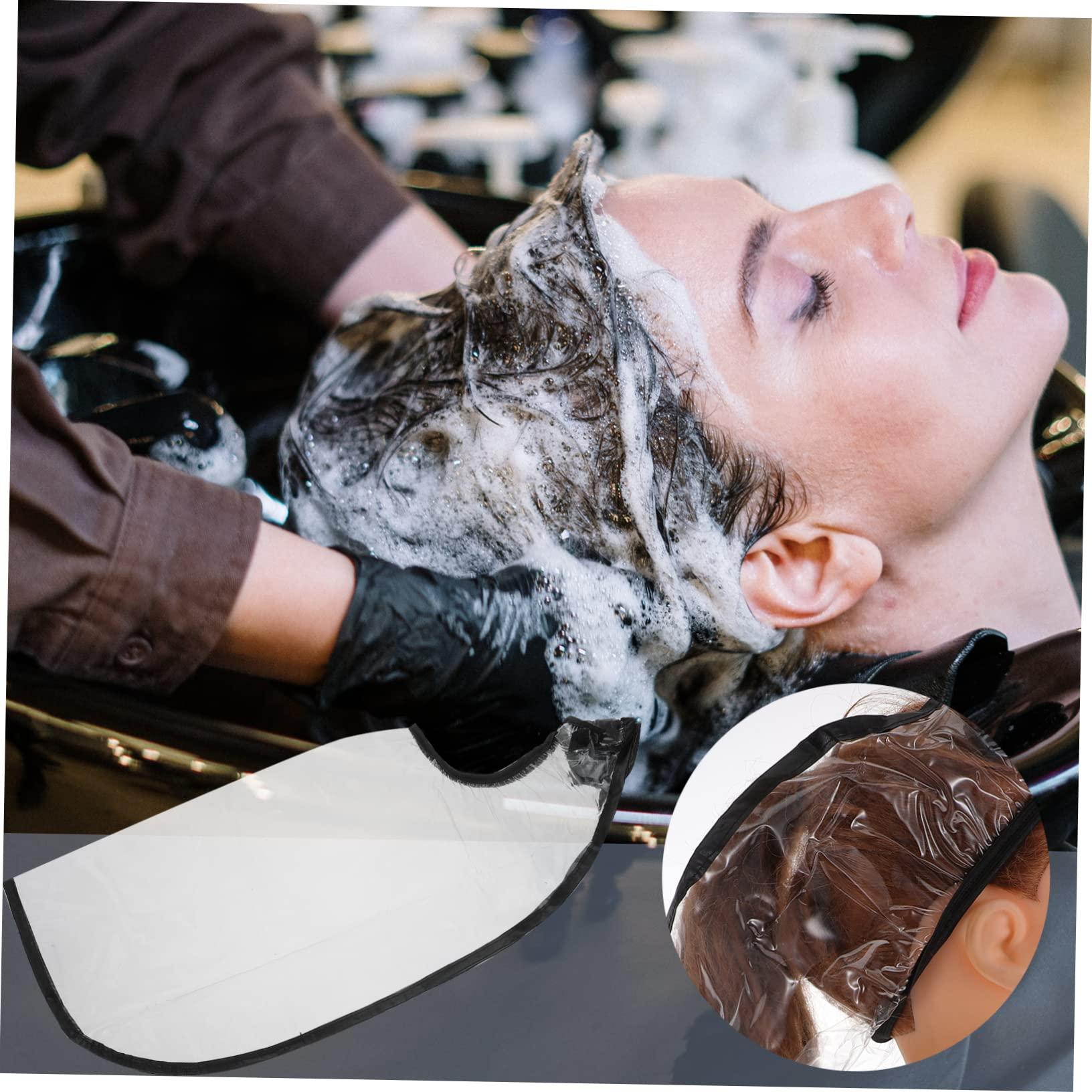 Beatifufu Beatifufu Hairdressing Cape Hair Shampoo Funnel Set 2 Pack Highlights Hair Cap Protects Eyes Skin for Coloring Styling