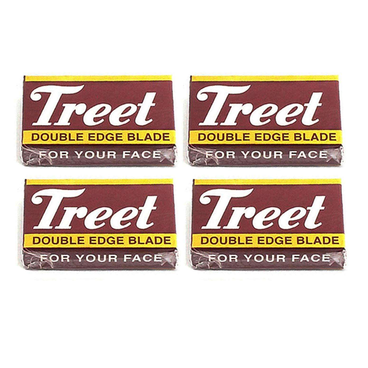 AAProTools AAProTools Treet Carbon Steel Double Edge Razor Blades, 40 blades (4x10)
