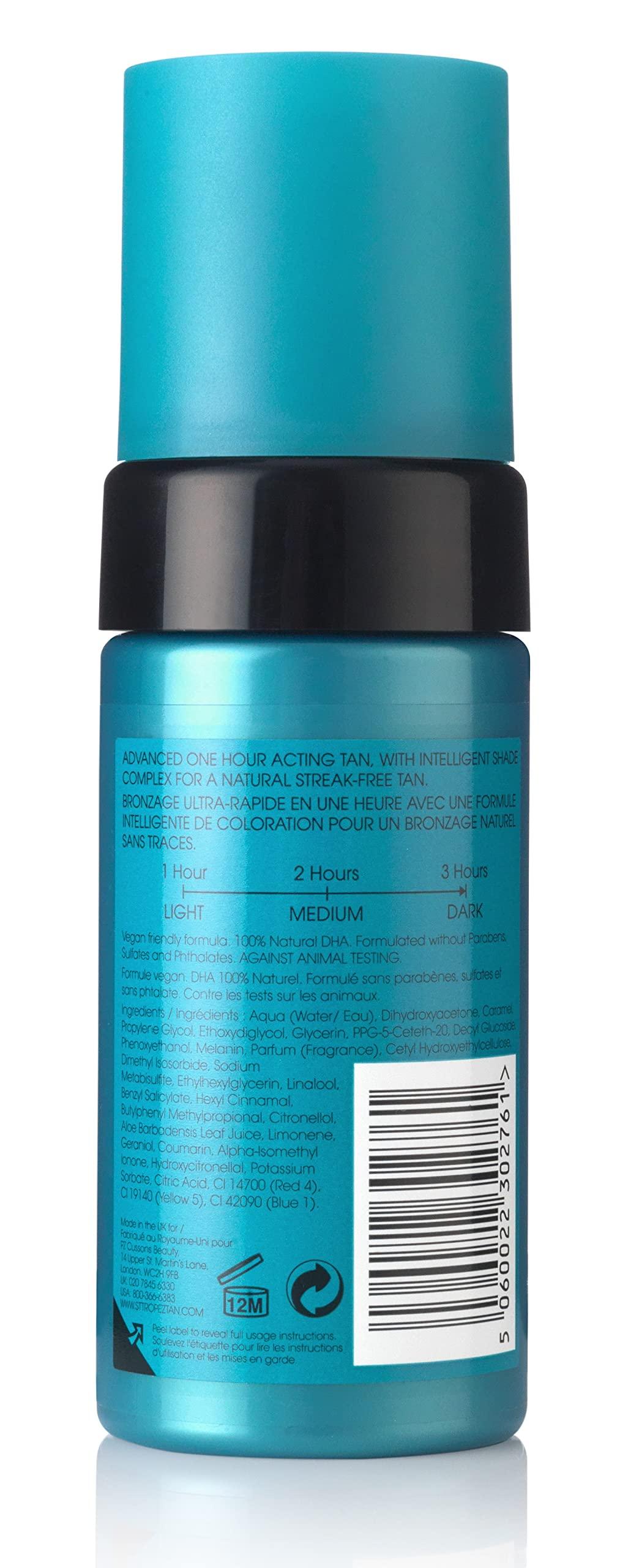 St.Tropez St.Tropez Self Tan Express Mousse, Fast Acting Fake Tan, Develops in 1-3 Hours, Streak-Free Finish, Vegan, Natural & Cruelty Free, 3.4 Fl Oz