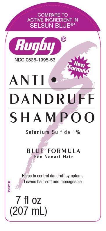 Rugby Rugby Selenium Sulfide Anti-Dandruff Shampoo 7 oz (Pack of 10)