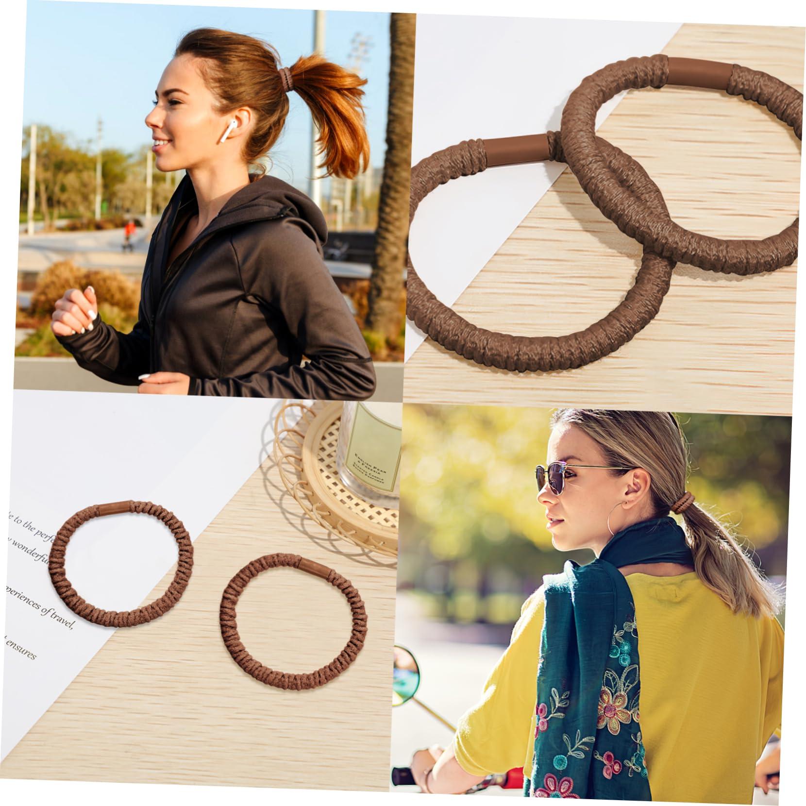 WOFASHPURET WOFASHPURET 10 Pcs Hair Band Set Hair Ties Hair Tie Band Clear Hair Elastics Clear Elastic Hair Bands Hair Tie Organizer Hair Bands for Women Hair Ribbons Hair Ties No Damage Elastic Band