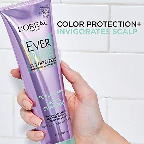 L’Oréal Paris L'Oreal Paris EverPure Scalp Care + Detox Sulfate Free Shampoo & Conditioner, 8.5 Ounce (Set of 2)