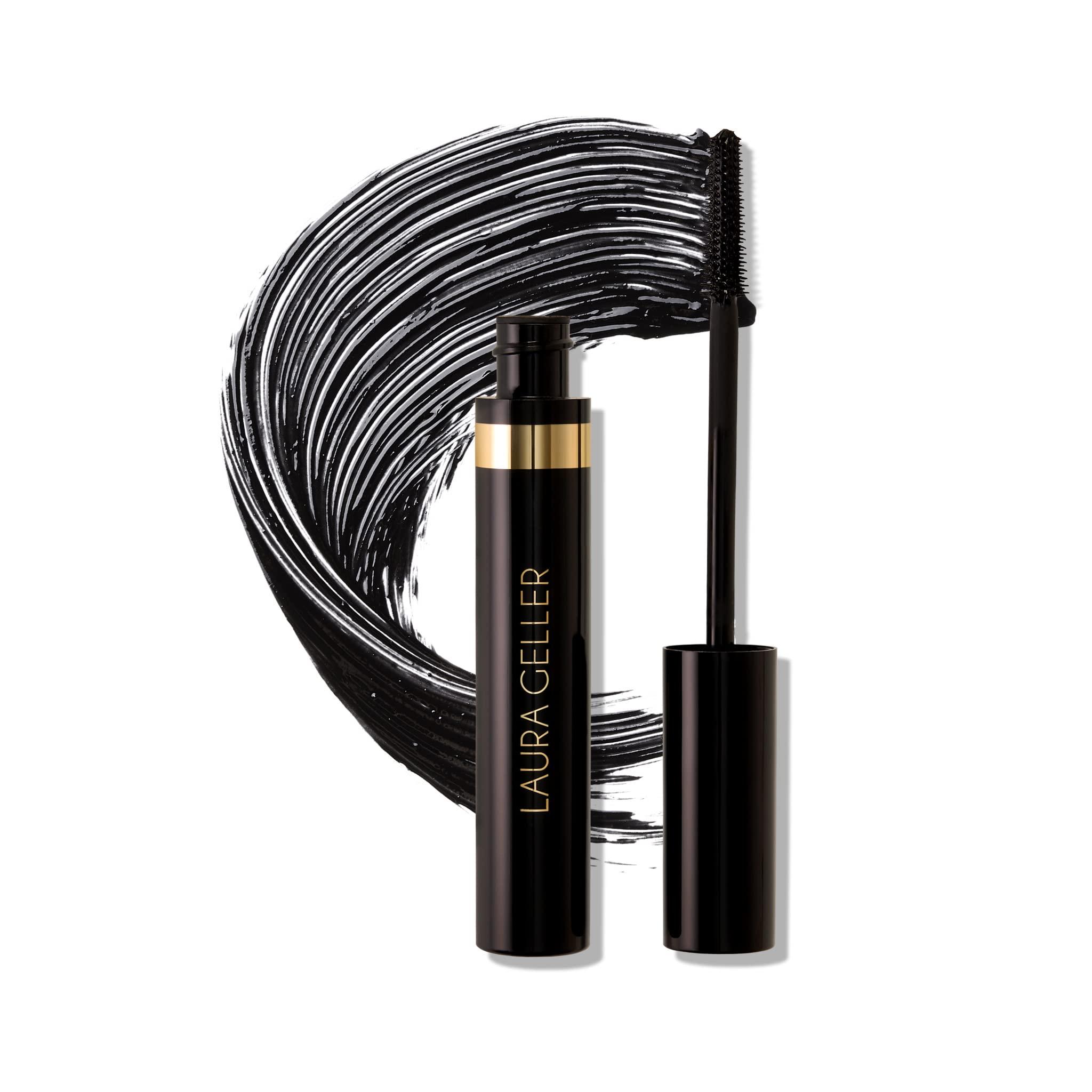 LAURA GELLER NEW YORK LAURA GELLER NEW YORK Kajal Longwear Mascara - Lengthening, Defining, Curling, Buildable Formula Eye Makeup - Innovative Curling Brush - 1 count