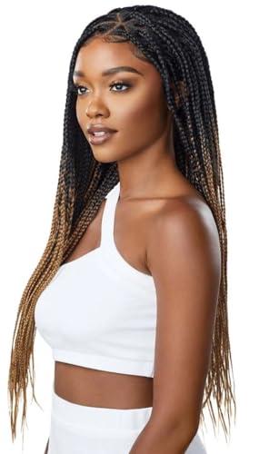 Outre Outre 13x4 Lace Frontal Wig Pre Braided Knotless Box Braids KNOTLESS TRIANGLE PART BRAIDS (DR1B/2T3027)