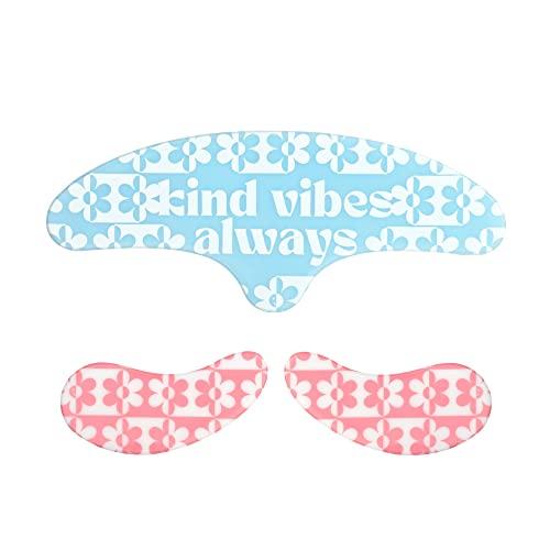 Pacifica Pacifica Reusable Mask Set  Silicone Undereye & Brow Mask Set for Forehead & Under Eye, Anti-Wrinkle, Firming, Pair with Serum, Vegan & Cruelty-Free, 3 Pieces