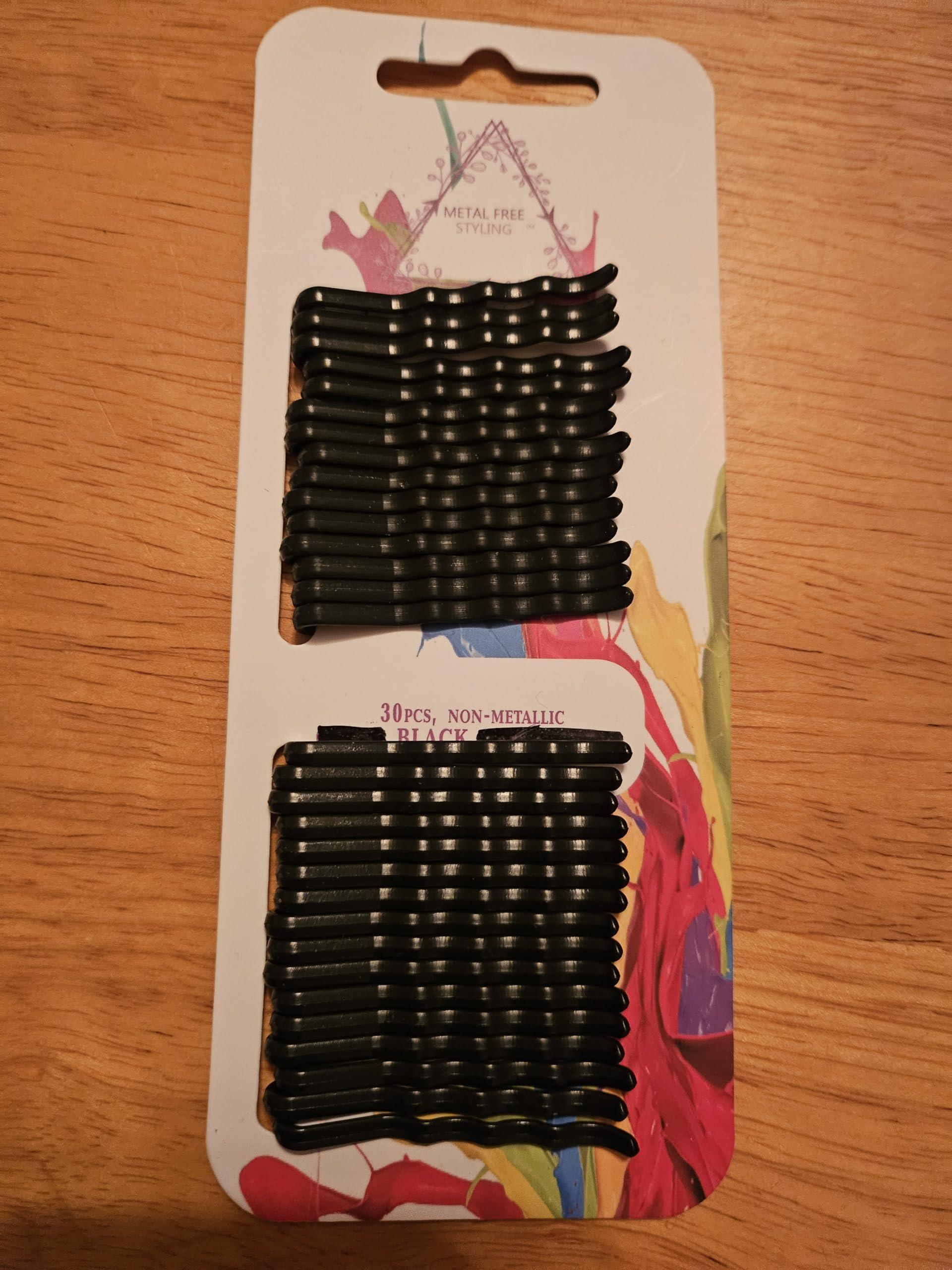 Metal Free Styling Metal Free Bobby Pins (BLACK)