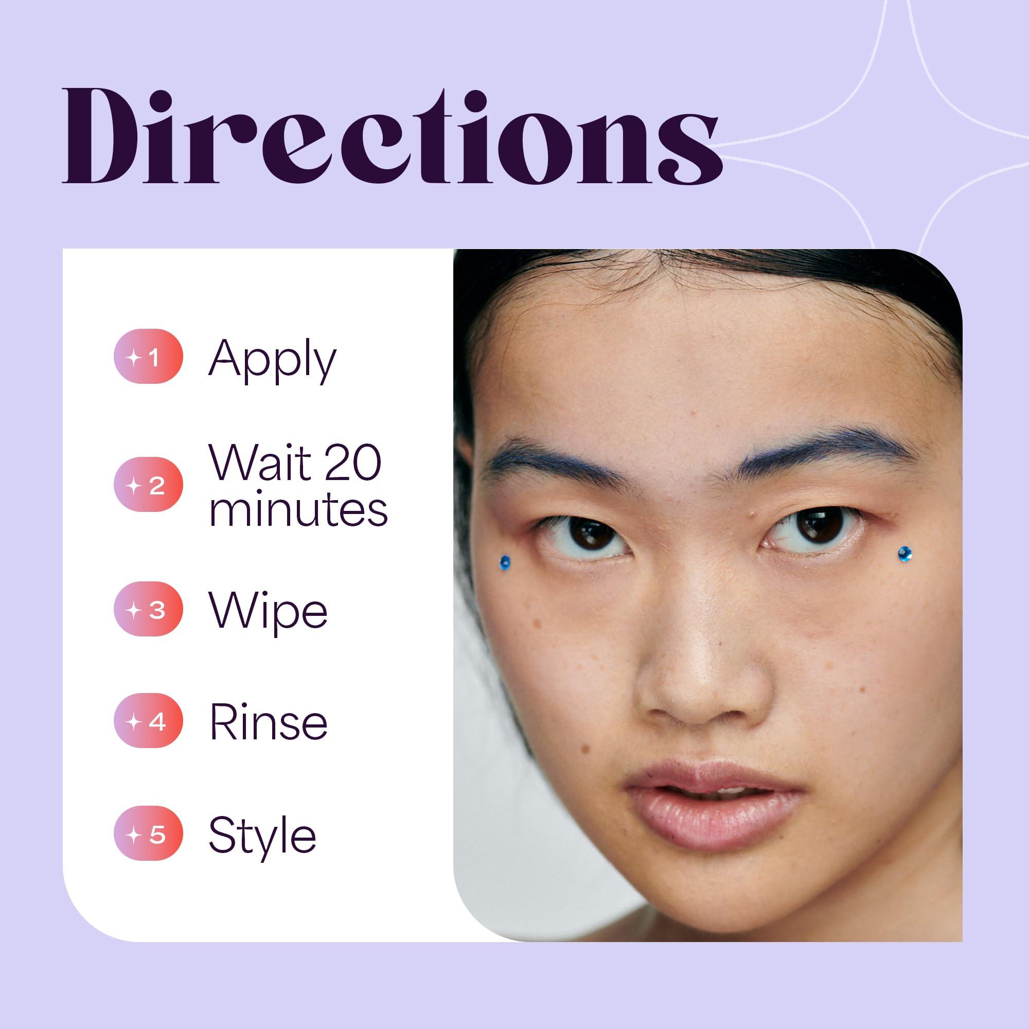 Hally Hair Hally Hair Brow Pal Eyebrow Tint, (Navy) - Gentle & Mess-Free Temporary Eyebrow Gel Makeup for Women - Tinted Brow Gel for Darker, Defined & Fuller-Looking Eyebrows, Lasts Up to 3-5 Days, Vegan