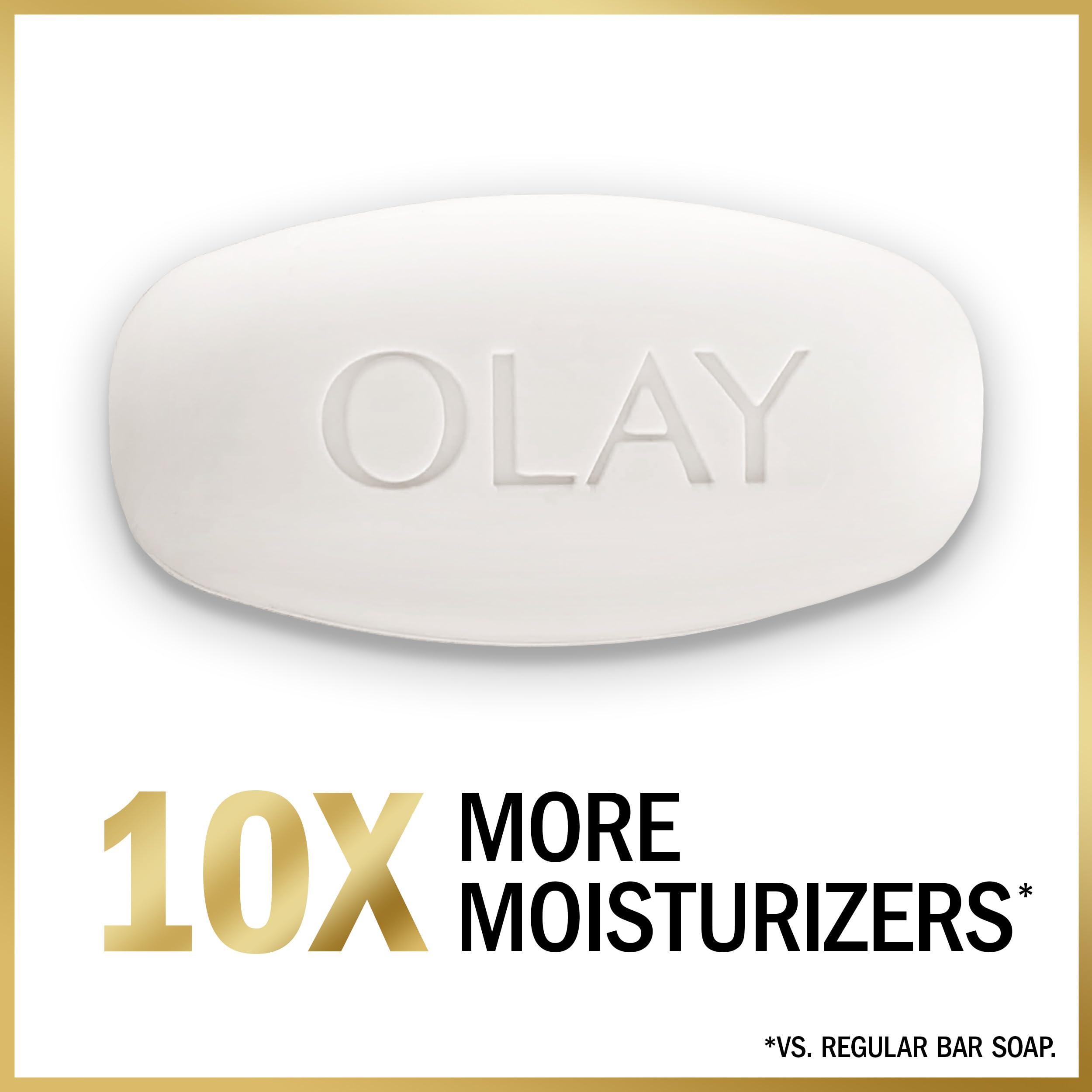 Olay Olay Moisture Outlast Ultra Moisture Shea Butter Beauty Bar with Vitamin B3 Complex, 3.75 oz, (Pack of 6)