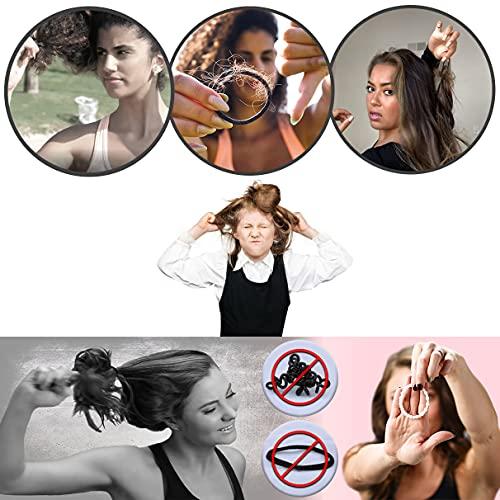 PRO PRO Hair Tie - Easy-Release Clasp - Secure Hold - No Damage - Great for ANY Active Lifestyle (Sunshine Pack of 8)