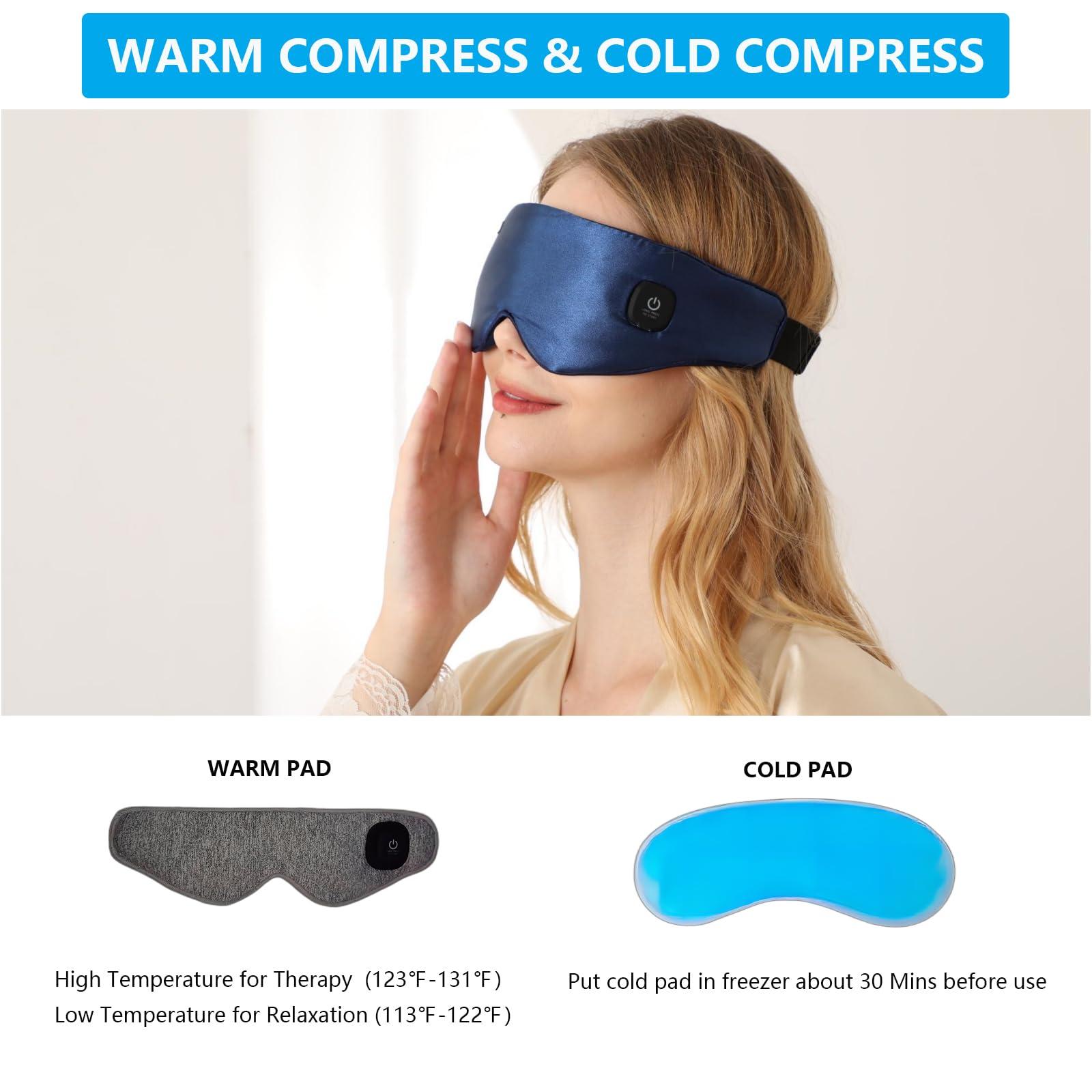 LIZICH Heated Eye mask and Eye Steamer with mosit Heat for Dry Eyes,Stye