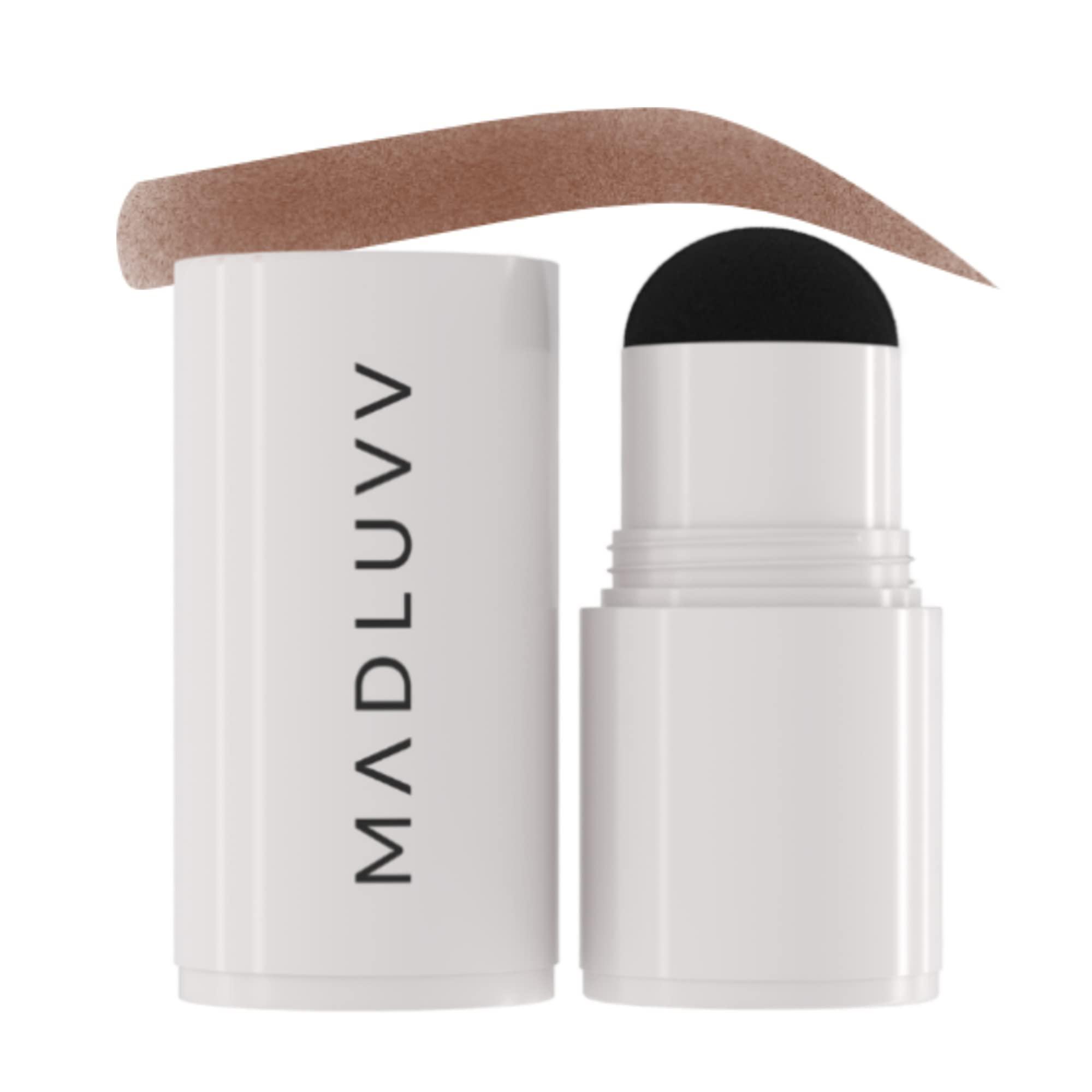 MADLUVV MADLUVV Brow Stamp Refill* - Color Stamp for Brows & Root Touch Up for Women & Men, Instantly Conceal Hair Loss, Grey Hair, Thinning Hair with Stain-Proof/Smudge-Proof Powder Formula (Auburn)