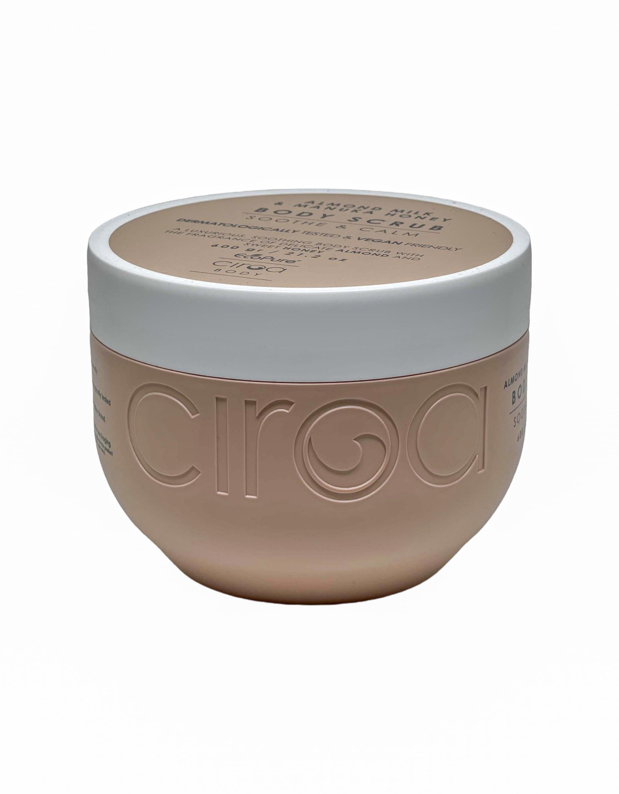 Generic Generic Ciroa Body Almond milk & Manuka honey body scrub soothe & calm 600 gr / 21.2 oz, Brown