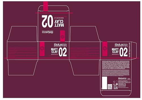 SALERM SALERM - Hair Wax - Pro Line Matt Clay 02-125 ml - for Medium and Long Hair - Medium and Flexible Hold - Long-Lasting - Matte Finish - Hair Texturizer - Nourishes and Hydrates