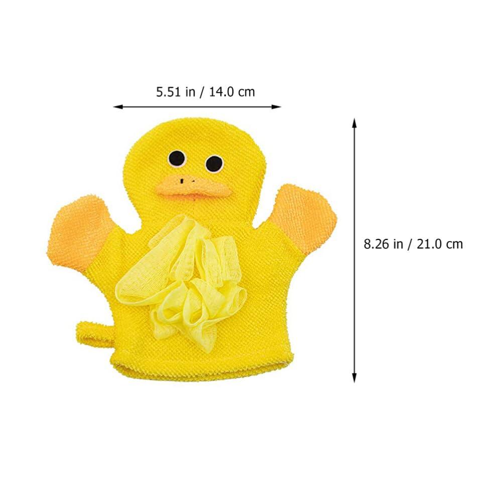 Abaodam Abaodam Kids Bath Glove 4pcs Bath Mitt Washcloths Gloves Cute Animal Toddler Bath Mitt Wash Deep Scrubbing Dead Skin Easy to Lather for Boys Girls Sponge Glove for Kids