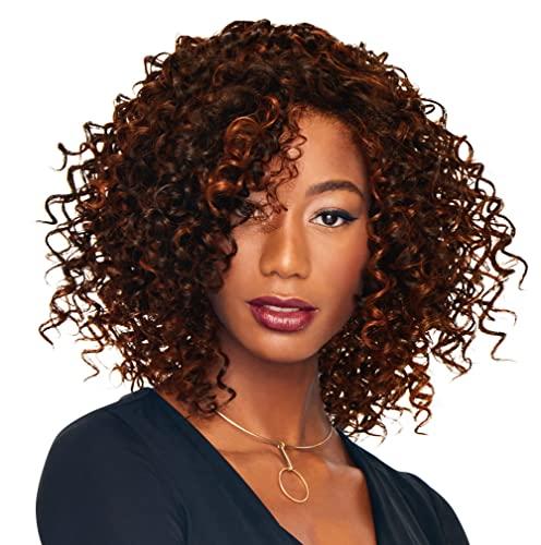Hair u wear Hair u wear Hairdo Sassy Curl Jayne Mid-Length Curly Wig, Average Size Cap, SS130 Rooted Dark Copper