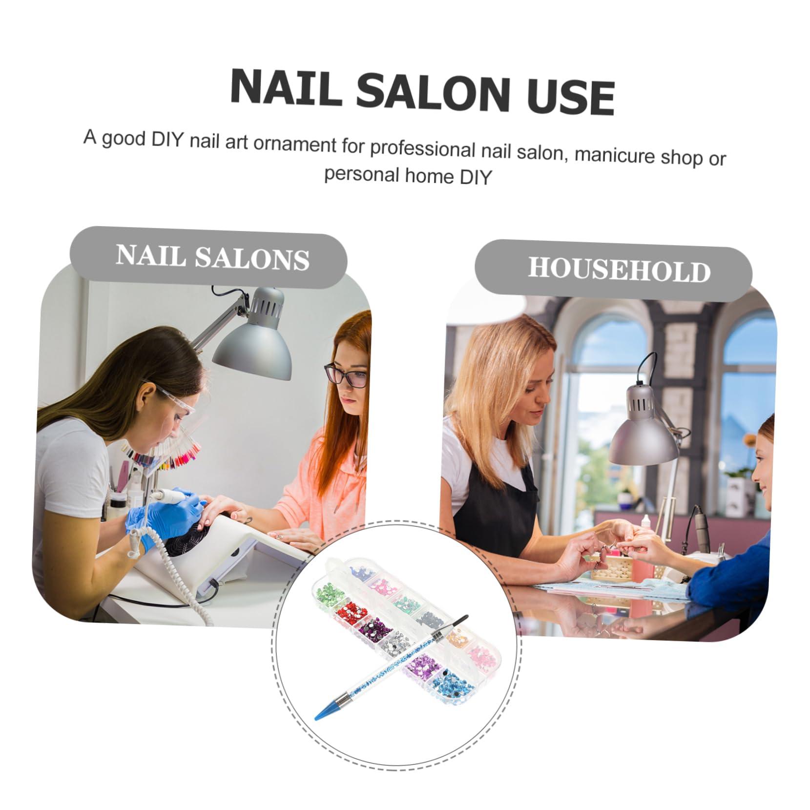 FOMIYES FOMIYES 2 Sets Rhinestone Applicator Fixate Beads Adjust Placement Decorate Home Cell Phone Case Glasses Card Art