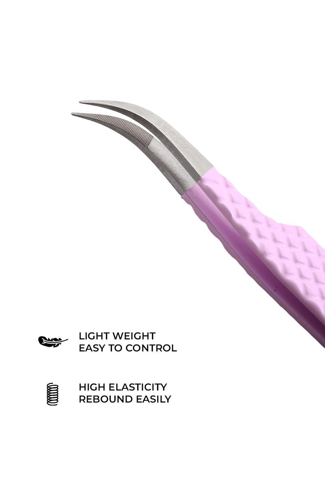 GMI TWEEZERS Fiber Tip Lash Tweezers For Eyelash Extension Tweezers Professional