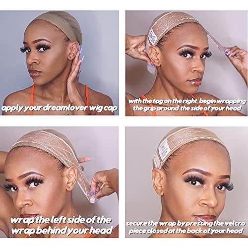 Dreamlover Dreamlover Wig Grip Band for Women, Black