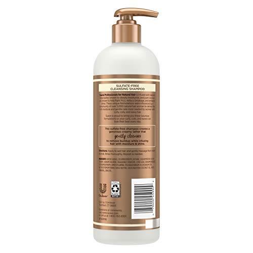Suave Suave Professionals Natural Shea Butter & Pure Coconut Oil Sulfate-Free Cleansing Shampoo,16.5 Fluid Ounces