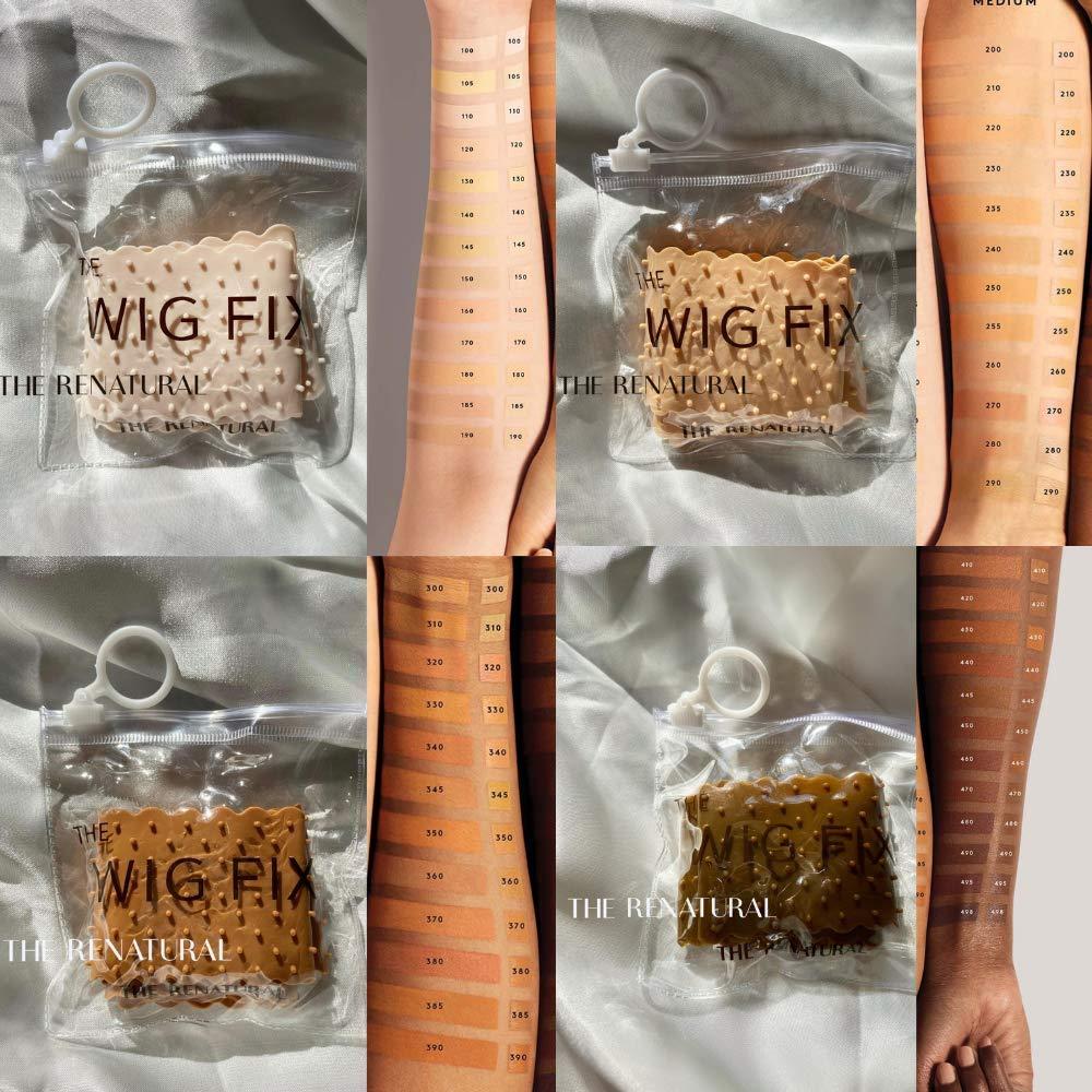 Wig Fix The Wig Fix by The Renatural - No-Slip Silicone Wig Grip Band Patented Hypoallergenic, Breathable, Lightweight Wig Silicone Headband for Secure Wig Wear in 5 Shades (Deep)