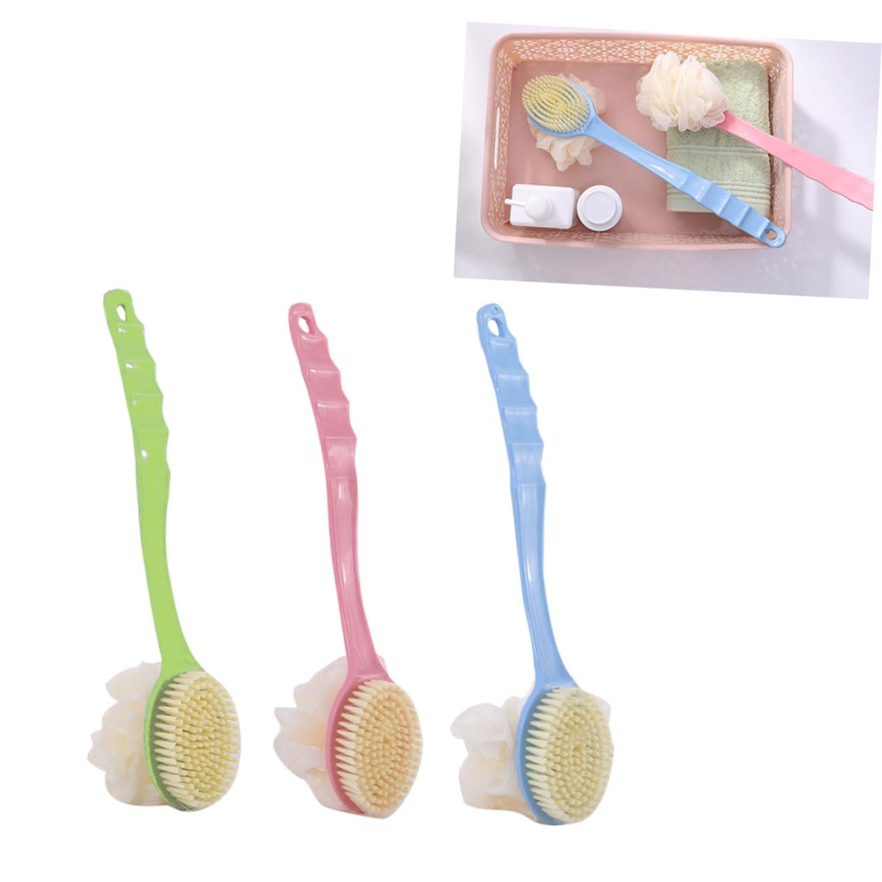 OHPHCALL OHPHCALL 3pcs Bath Brush Sponges for Body Handle Bath Brush Body Sponge Cleaning Sponges Bathing Sponge Bath Sponges Esponja para Baarse Esponjas para El Cuerpo Bath Scrubber