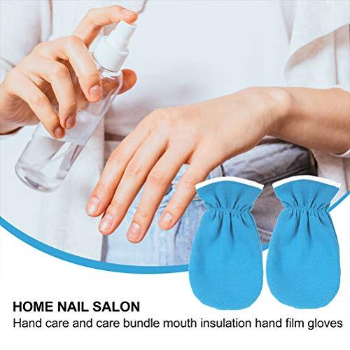HEALLILY 2 Pairs Maintenance Care Gloves Paraffin Wax Hand Cover Nourishing Hand Care Tool Paraffin Wax Mittens Spa Paraffin Wax Gloves Hand Spa Mittens Spa Hand Cover Paraffin Bath Mitt