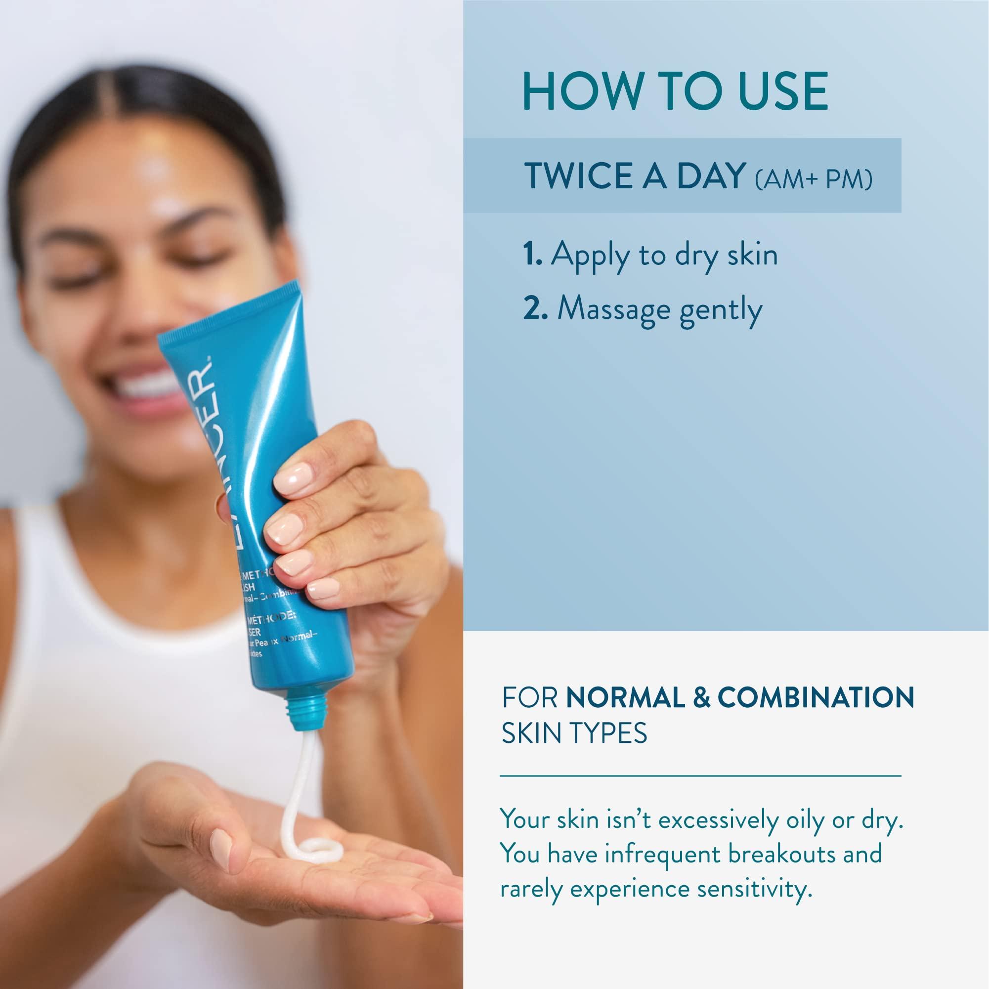 LANCER Lancer Skincare The Method: Polish Facial Exfoliator, Daily Exfoliating Face Wash with Natural Minerals, Normal Combination Skin, 4.2 Fluid Ounces