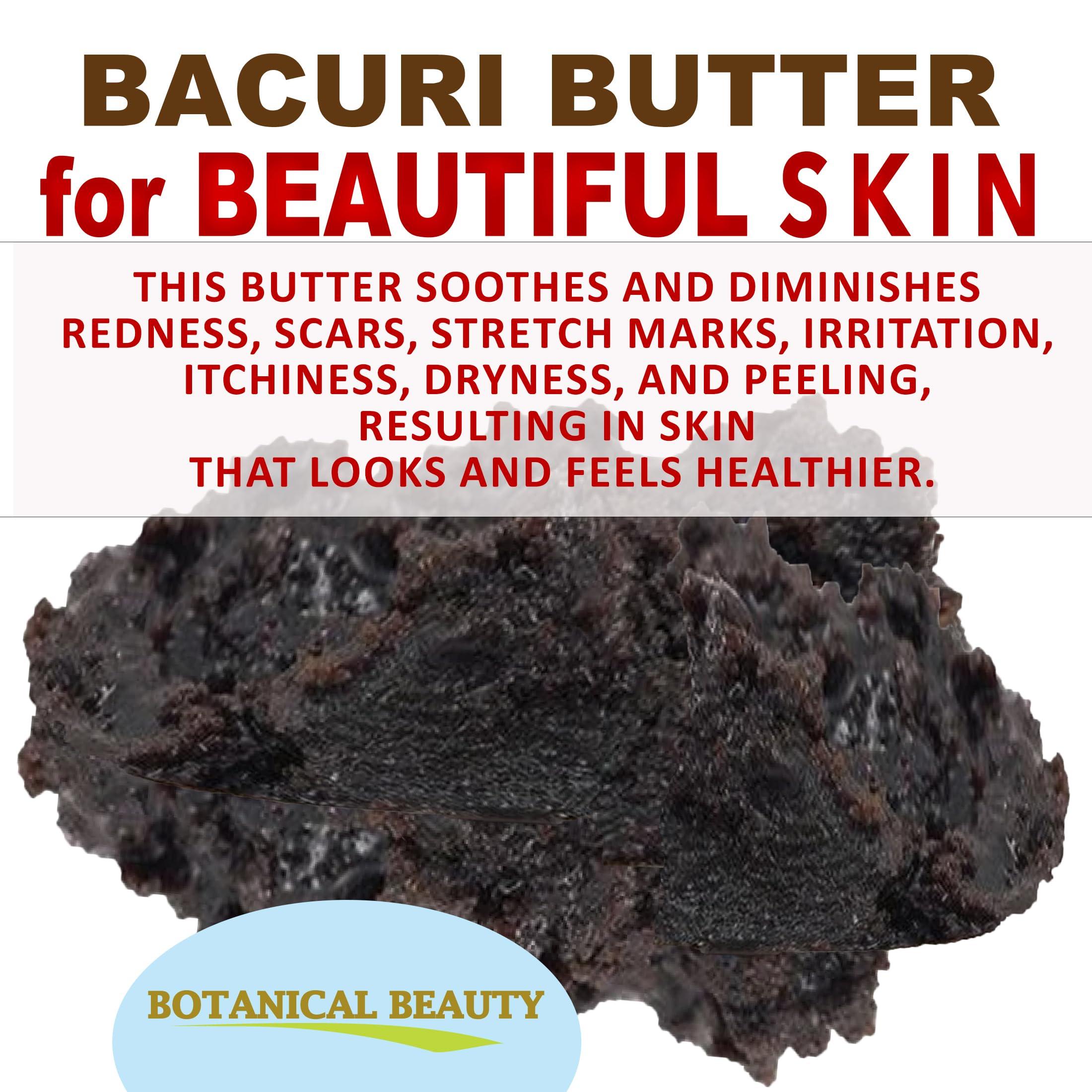 Botanical Beauty Botanical Beauty Brazilian BACURI BUTTER 100% Pure Natural VIRGIN UNREFINED for FACE, SKIN, BODY, HAIR, NAILS 8 Fl.oz.- 240 ml Skin Moisturizer Butter, Skin Nourishing Butter