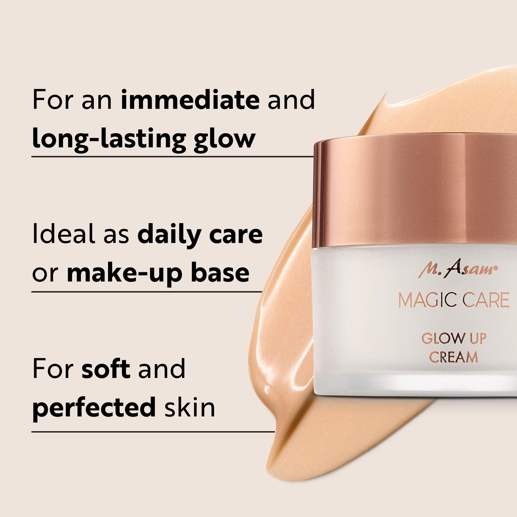 M. Asam M. Asam MAGIC CARE Glow Up Cream (1.69 Fl Oz) - Light facial cream with immediate & long-term glow effect, skincare for fresh and youthful complexion, ideal as day care & as make-up base.
