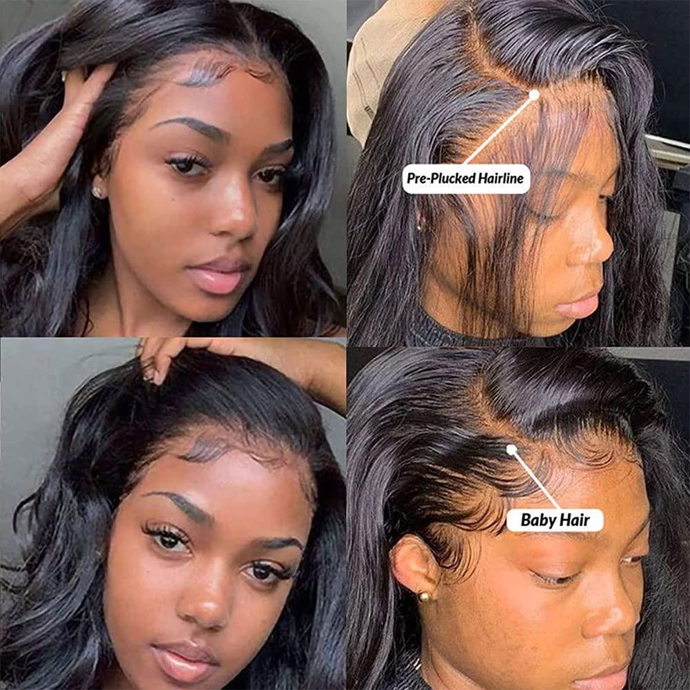 JARAMA 10 Inch 13x4 HD Lace Frontal Closure 100% Brazilian Virgin Human Hair Body Wave Ear to Ear Transparent Lace Frontal Pre Plucked with Baby Hair