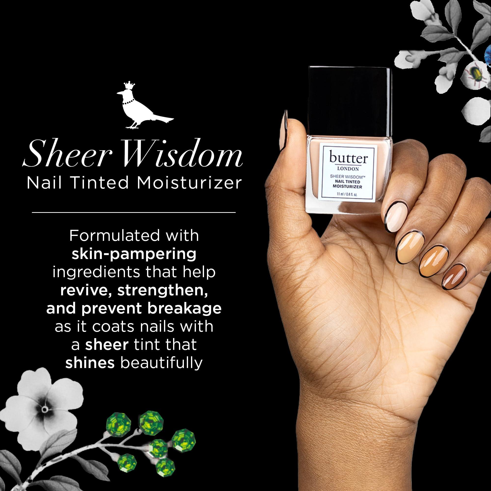 butter LONDON Sheer Wisdom Nail Tinted Moisturizer - Tan