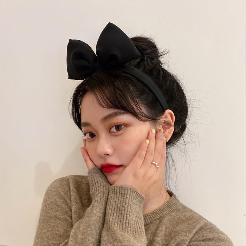 MXXGMYJ MXXGMYJ Hair Bows and Headbands Set - Cosplay Costume Accessories for Halloween, Christmas Party, Birthday Gifts for Girls, Teen Women - 1Pcs Black Bow