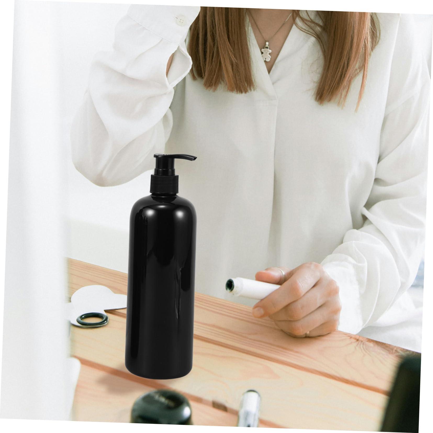 PRETYZOOM PRETYZOOM 4pcs Shampoo Bottle Body Wash Liquid Holder Squirty Bottles Shower Pump Dispenser Black Conditioner Black Glasses Liquid Dispenser Bottle Pump Bottles Accessories Travel Lotion