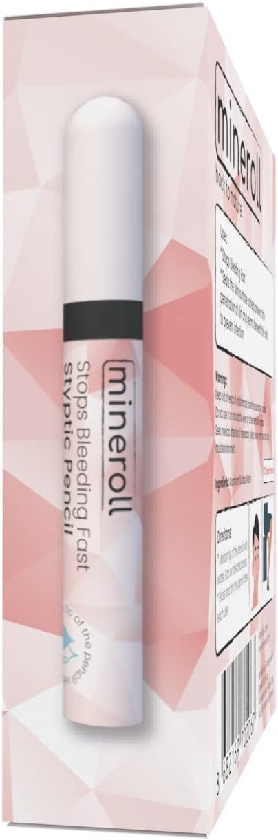 MINEROLL Styptic Pencils Shave Accessories (12 Pencils) Stops Bleeding Fast for Shaving Nicks, Razor Cuts for Men & Women - Sanitary and Great for Barbers or Personal (1)