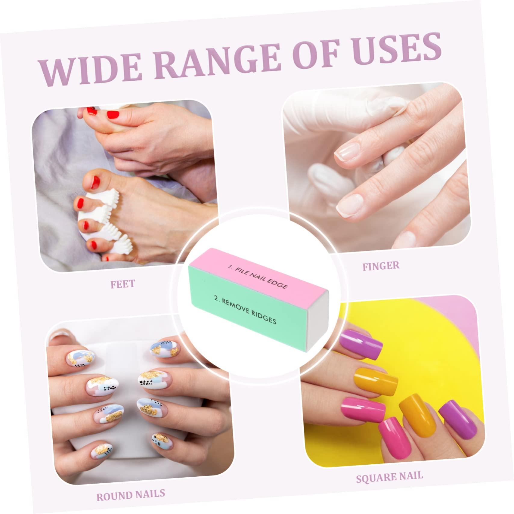 NinthAvenue Basics NinthAvenue Basics Nail Buffer Nail File 10pcs 4-way Nail Buffer Nail Shiner Sponge Block Nail File Block
