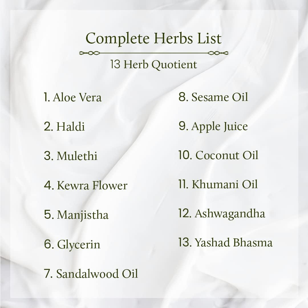 Blue Nectar Blue Nectar Plant-Based Vitamin C Face Cream for Glowing Skin, Dark Spot Removal Cream for Men with Green Apple and Almond Oil (13 Herbs, 1.76Oz)