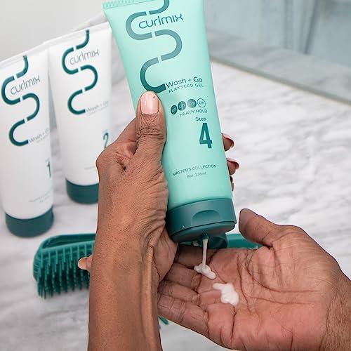 CurlMix CurlMix Heavy Hold Flaxseed Gel for Curly Hair - Travel Size Sample 3.4 oz - Defines & Elongates Curls without Dryness or Flaking