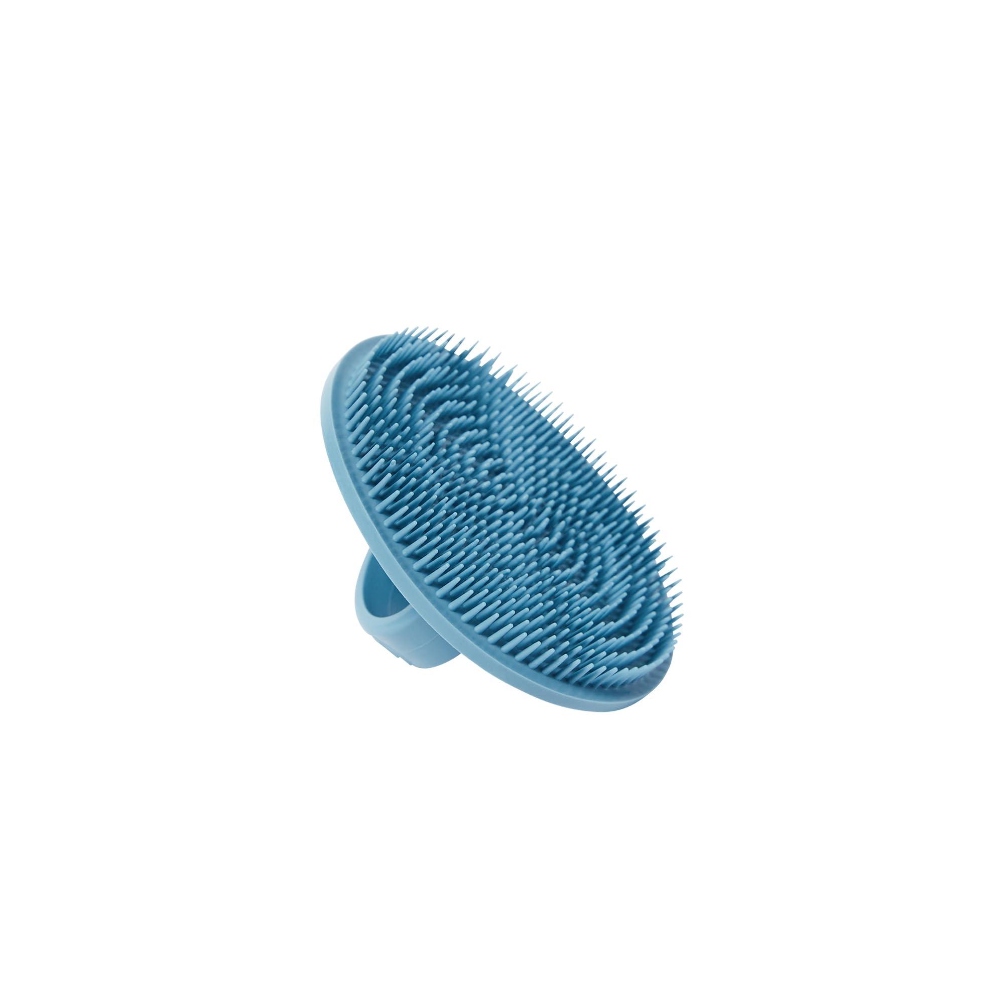 Boie USA Boie USA Face Scrubber - Handheld Facial Tool, Deep Cleansing Exfoliating Facial Brush. Fights Acne with Gentle, Silicone-Like Bristles, Long Lasting, & Hypoallergenic (Blue)