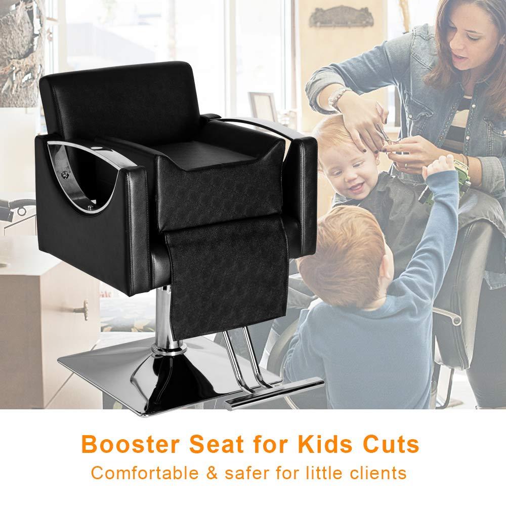 OmySalon OmySalon Salon Booster Seat for Kids Hair Cutting, Barber Chair Cushion Seat, Barbershop Styling Equipment