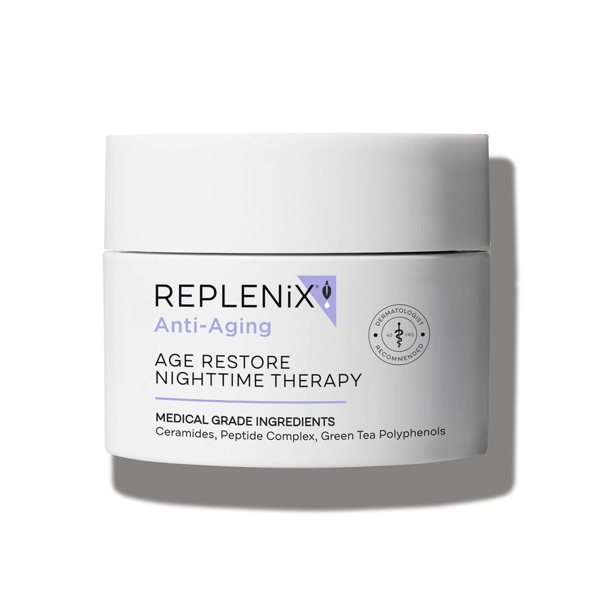 Replenix Replenix Age Restore Nighttime Therapy Face Cream, Anti-Aging Medical-Grade Facial Moisturizer for Mature & Dry Skin (1.7 oz)