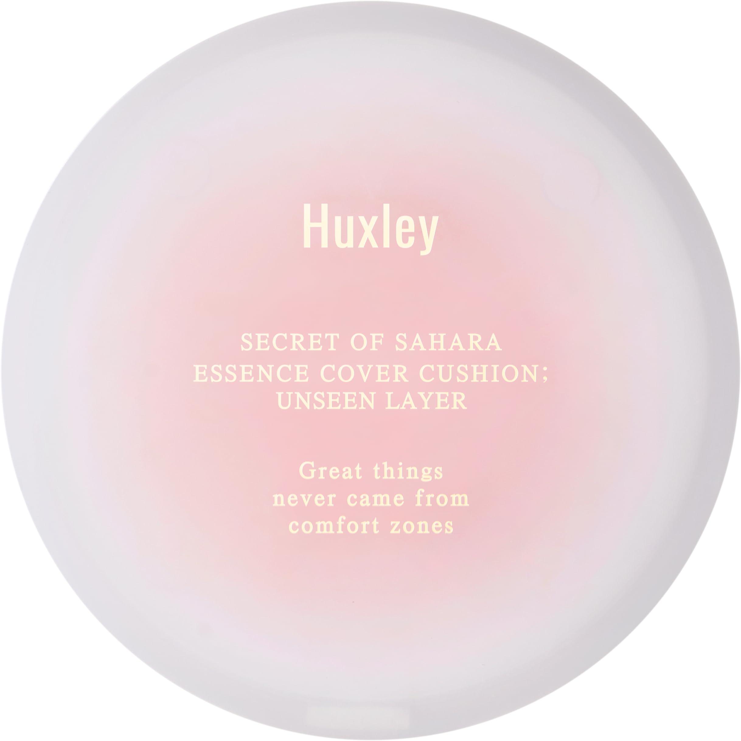Huxley Huxley Secret of Sahara Essence Cover Cushion: Unseen Layer, 01 Desert Peach