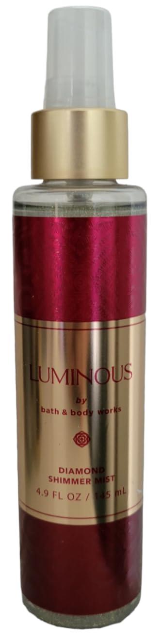 White Barn Bath & Body Works - LUMINOUS - 2-Pieces Diamond Shimmer Mist and Hello Gorgeous Gift Bag