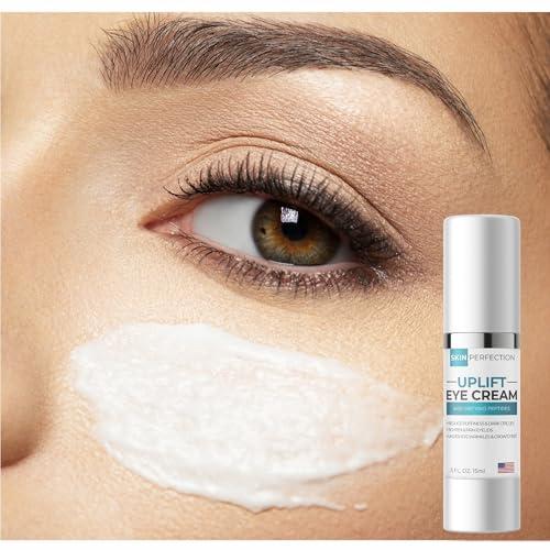 Skin Perfection Revitalize Your Eyes: Uplift Anti-Aging Eye Cream for Dark Circles, Wrinkles & Puffiness Copper Cream Peptide Complex Haloxyl Lift Tighten Droopy Lids Argireline Matrixyl Pepha Tight .5 oz