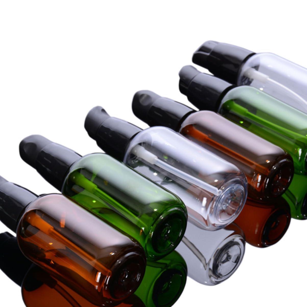 Housoutil Housoutil Packaging Bottles for Travel 3pc 50ml Beauty Cosmetic Bottles Green Tea for Essential Oils Skincare