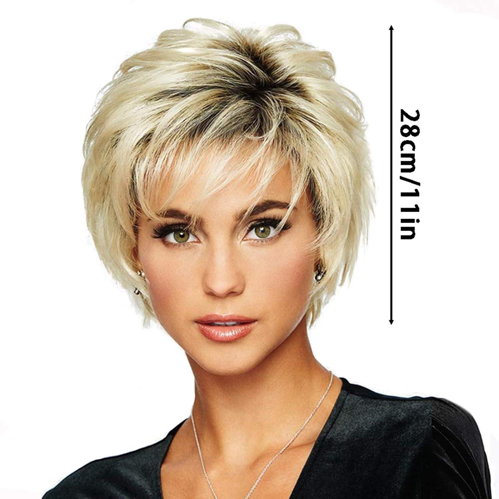 Dempiire Dempiire Hair Wigs For White Women Grey Wigs For Women Human Hair Glueless Wig With Bangs Silver Wig Performance Hair