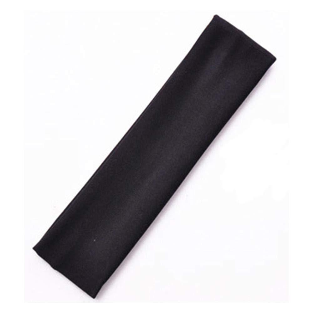 N\A Solid Sports Headband Women Fashion Elastic Hair Bands Running Fitness Yoga Headwear Female Stretch Wash Makeup Hair Accessories