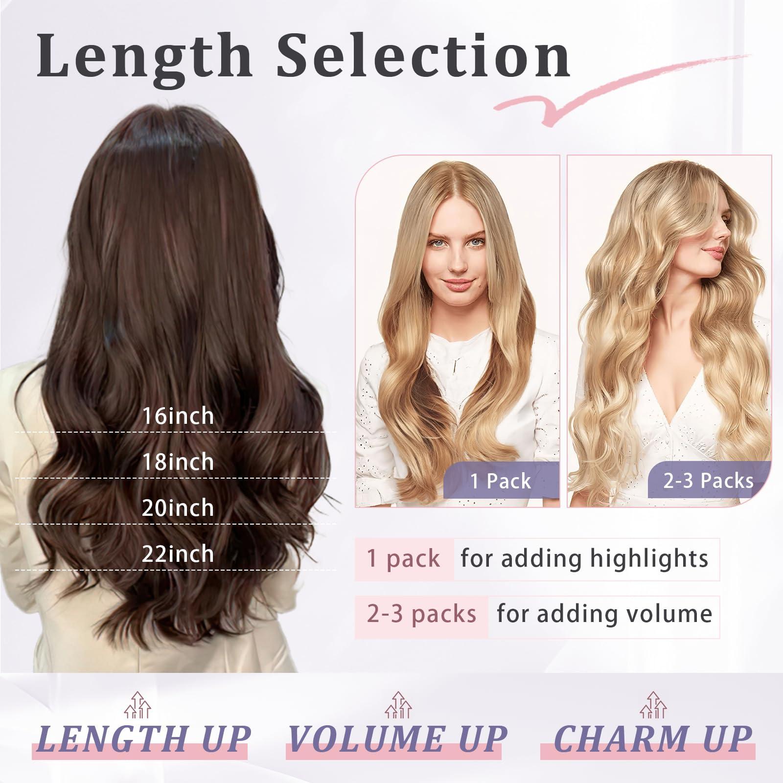 Benehair Benehair Nano Tip Human Hair Extensions Straight Cold Fushion Stick Ash Blonde&Bleach Blonde #18P613 Nano Beads Hair Extensions Real Human Hair 50 Strands 50g Natural Long Highlight Remy Hair 22Inch
