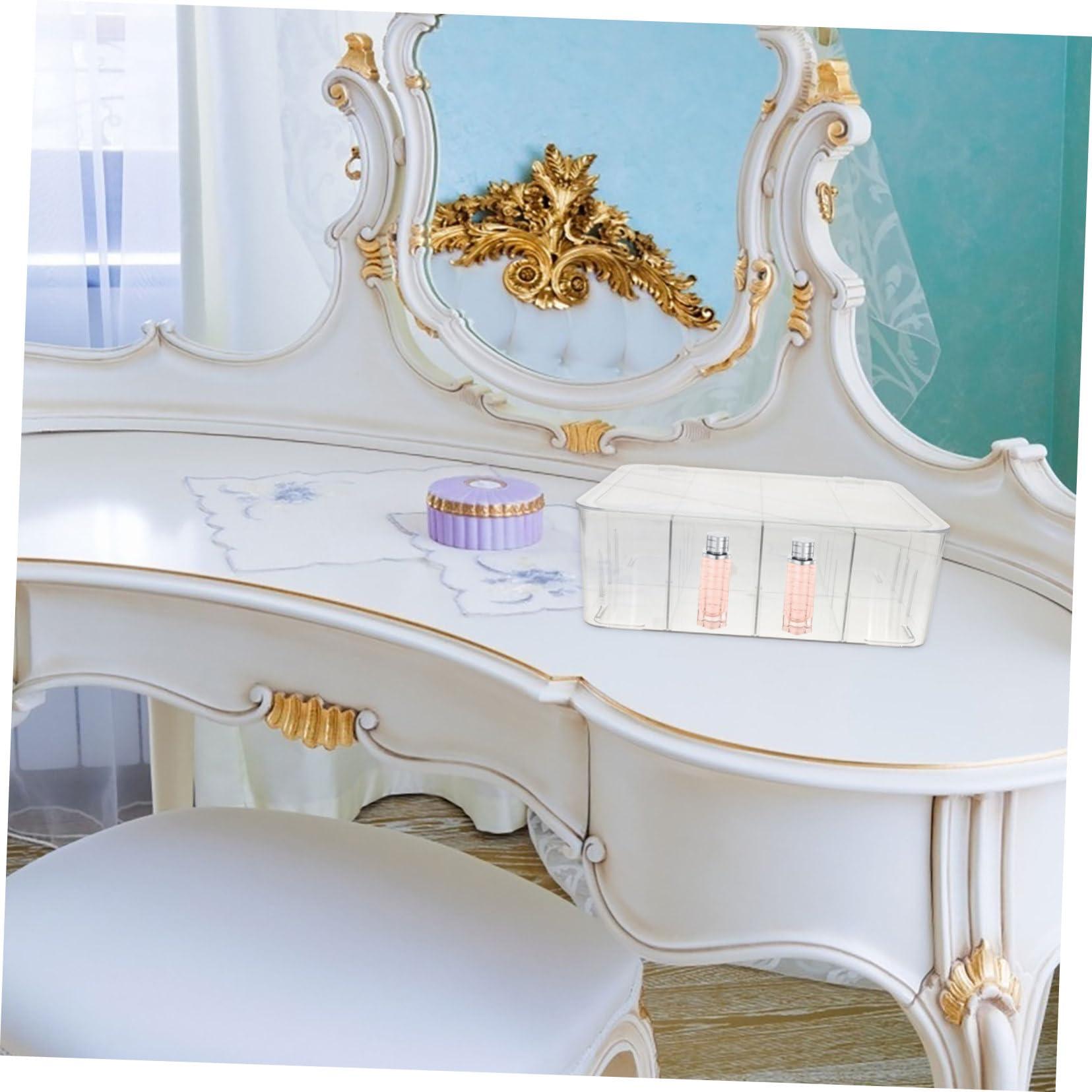 DOITOOL DOITOOL Clear Makeup Organizer Essence Make up Kits Beginner Face Mascara Stain Skincare Organizer Sundries Organizer for Storage Cosmetics Storage Cosmetic Organizer Transparent Plastic