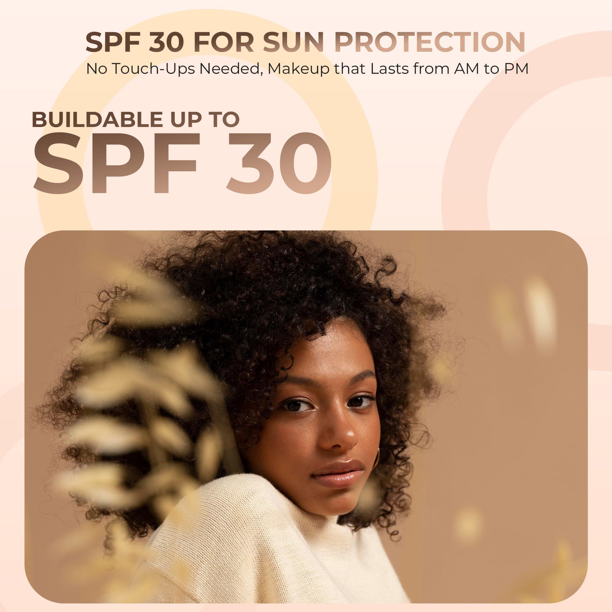 Sweet Face Minerals QUICK FIX KIT (DEEP TAN CONCEALER & COCOA FOUNDATION) Mineral Makeup Starter Set Sample Size Matte Bare Face Powder